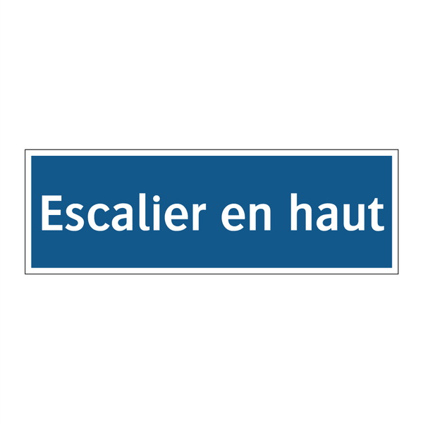 Escalier en haut