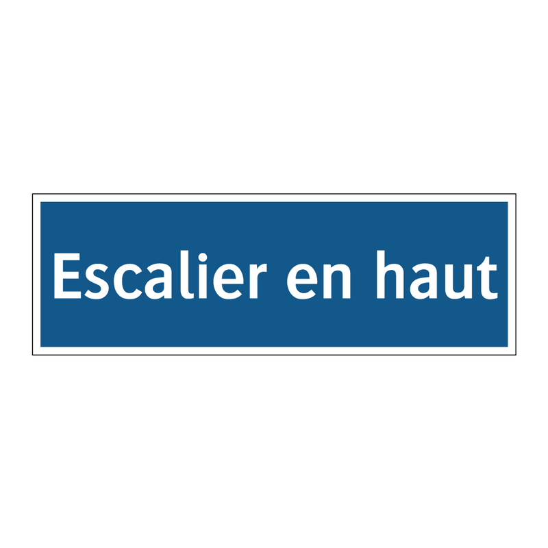 Escalier en haut