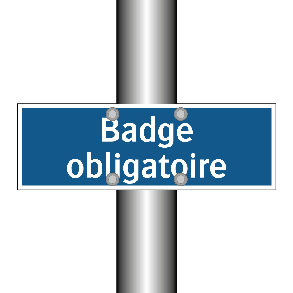 Badge obligatoire