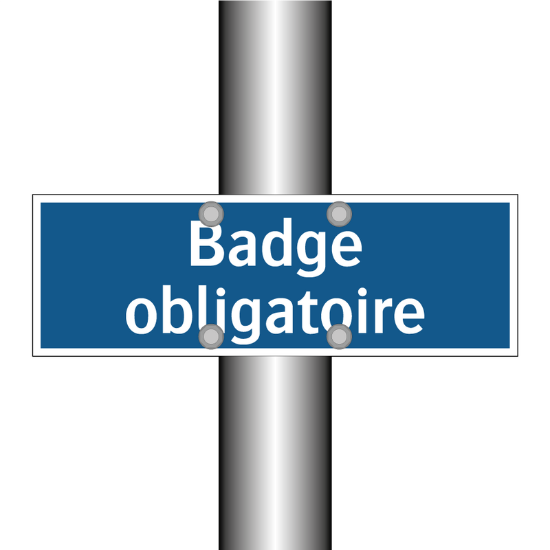 Badge obligatoire