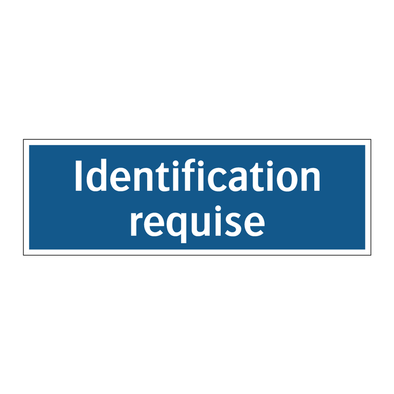 Identification requise
