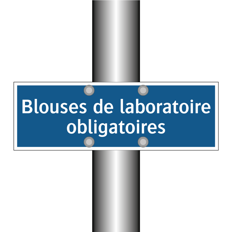 Blouses de laboratoire obligatoires