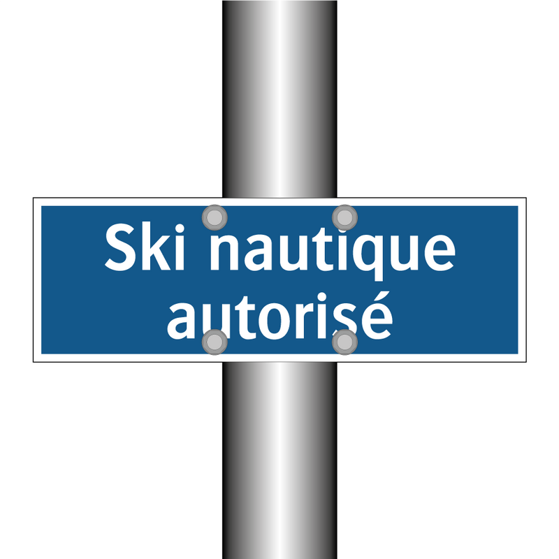 Ski nautique autorisé