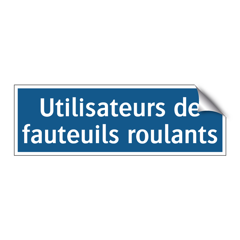 Utilisateurs de fauteuils roulants