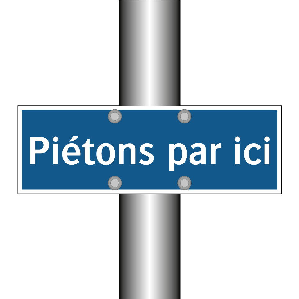 Piétons par ici