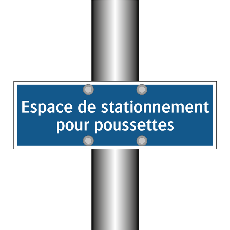 Espace de stationnement pour poussettes