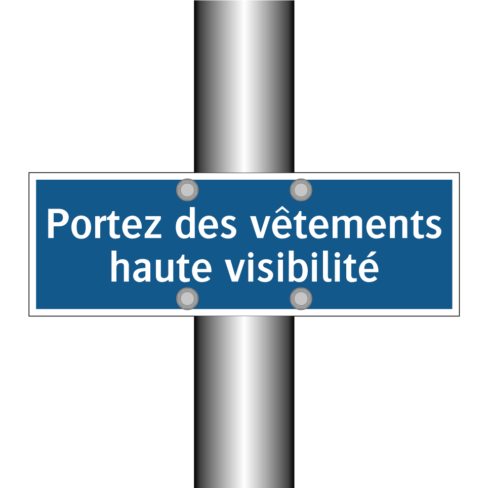 Portez des vêtements haute visibilité