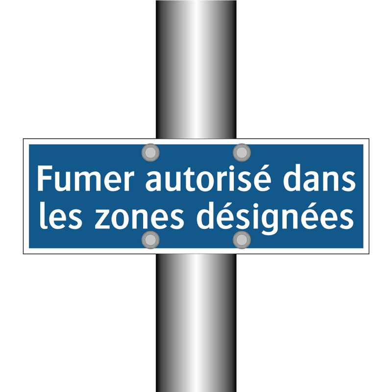 Fumer autorisé dans les zones désignées