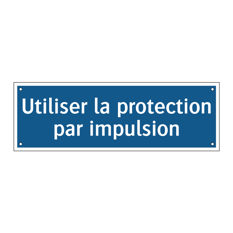 Utiliser la protection par impulsion