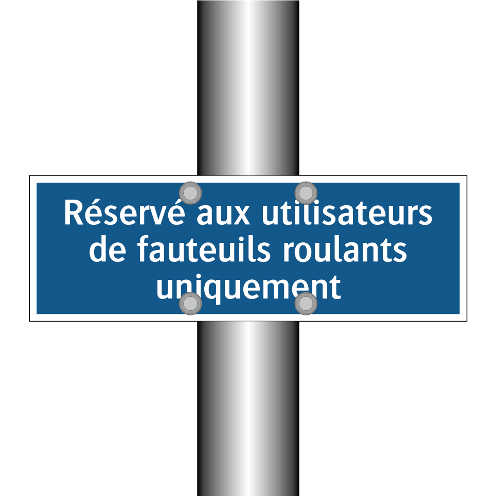Réservé aux utilisateurs de fauteuils roulants uniquement