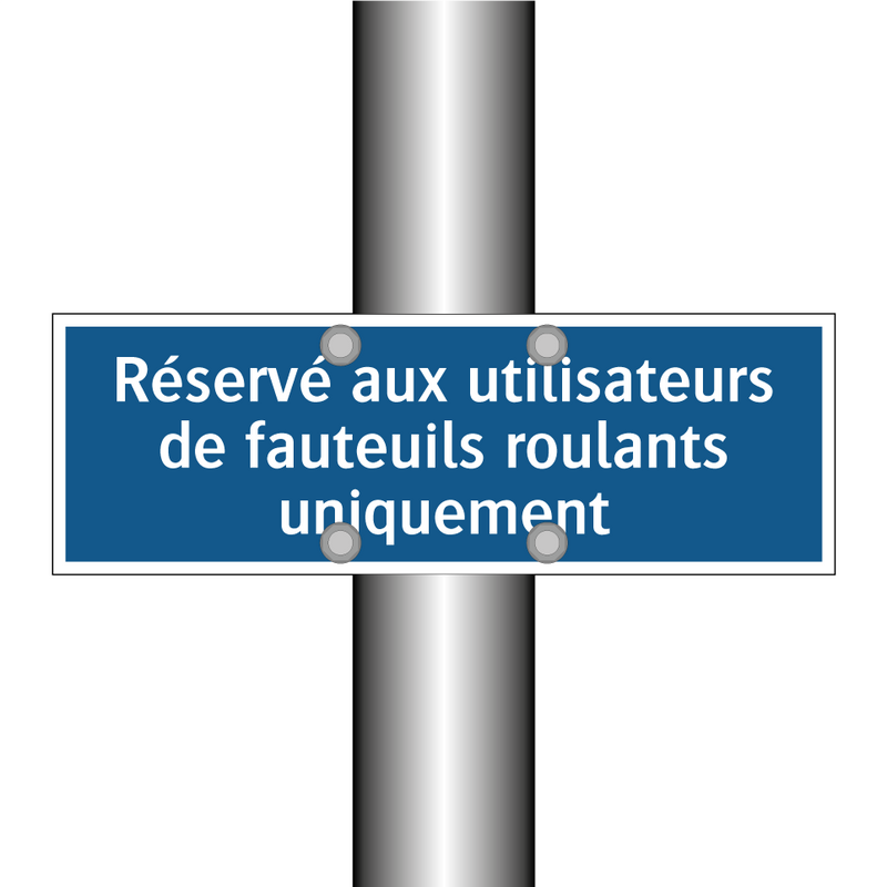 Réservé aux utilisateurs de fauteuils roulants uniquement
