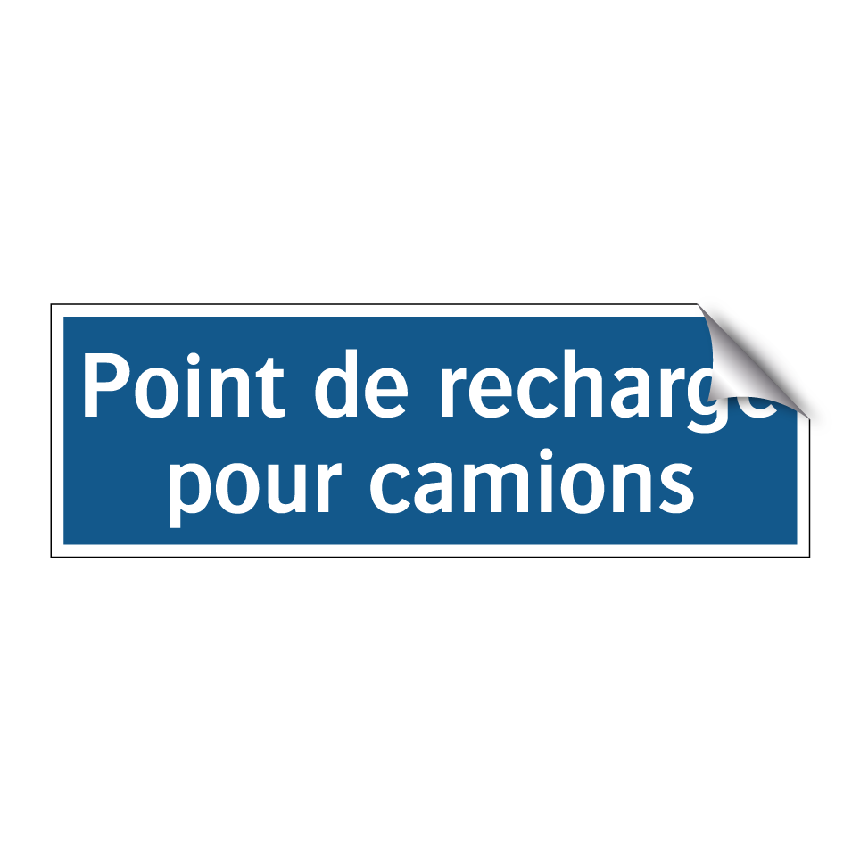 Point de recharge pour camions
