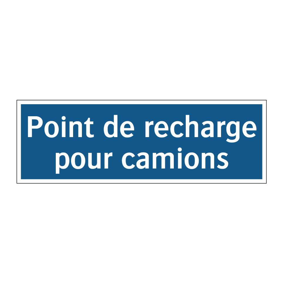 Point de recharge pour camions