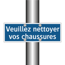 Veuillez nettoyer vos chaussures