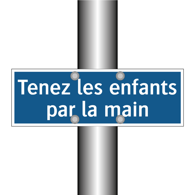 Tenez les enfants par la main