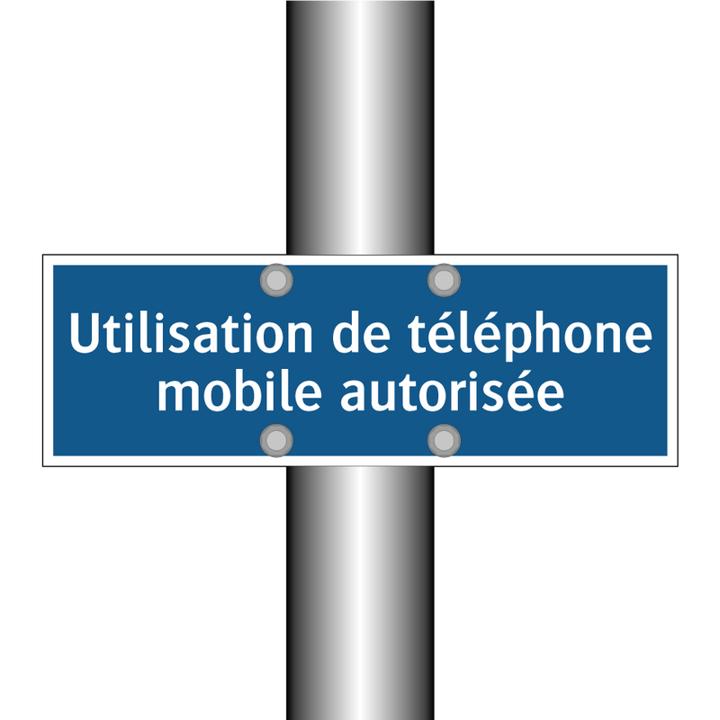 Utilisation de téléphone mobile autorisée