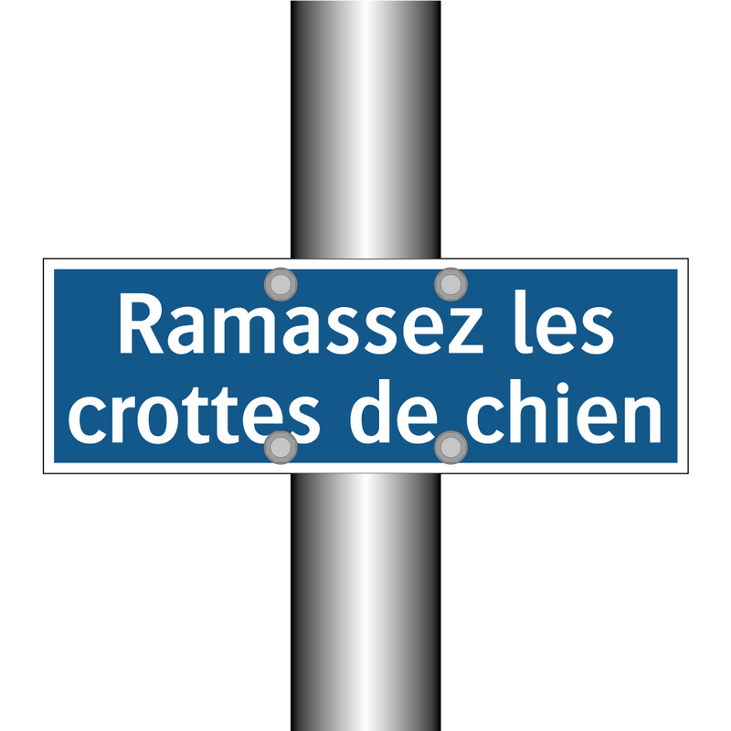 Ramassez les crottes de chien