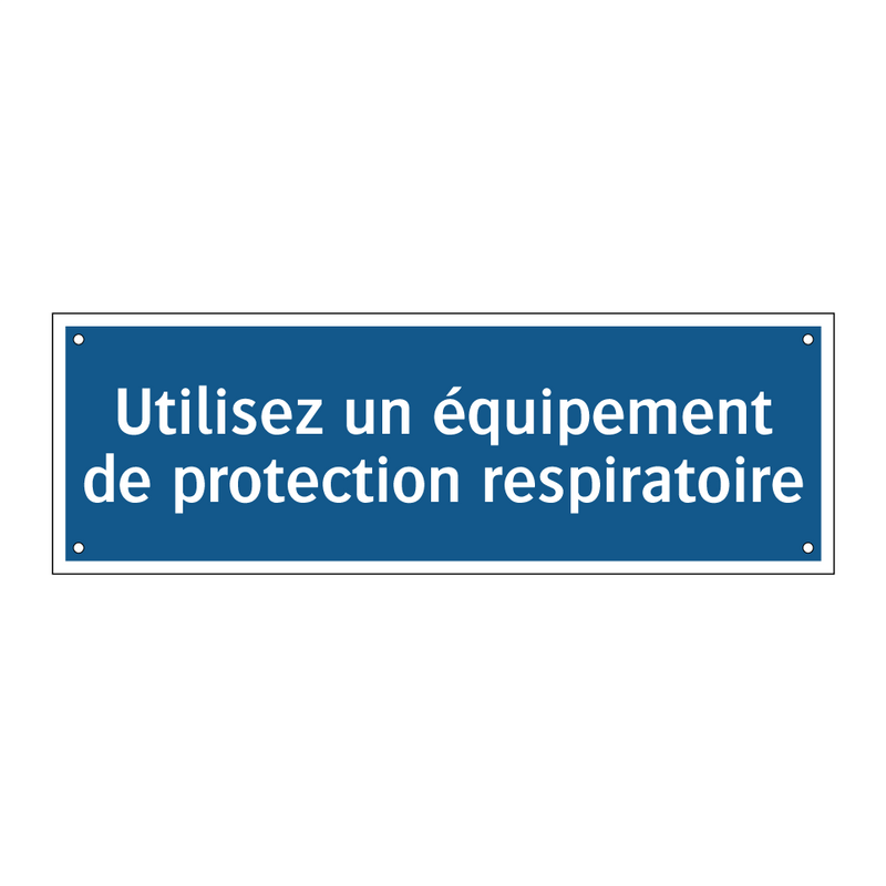 Utilisez un équipement de protection respiratoire
