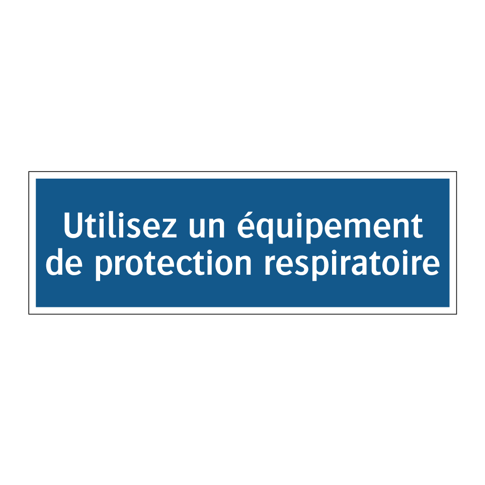 Utilisez un équipement de protection respiratoire