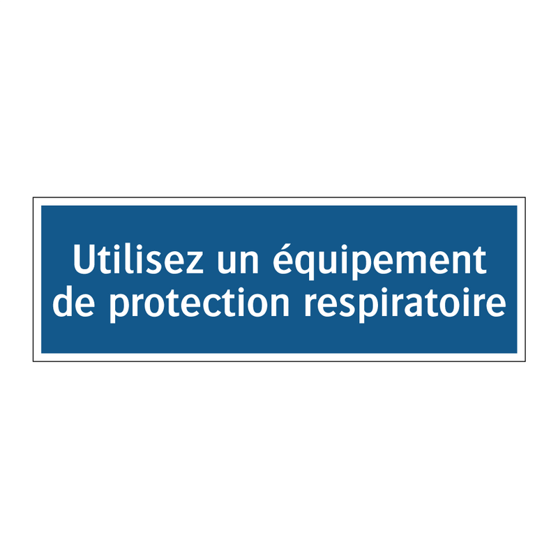 Utilisez un équipement de protection respiratoire