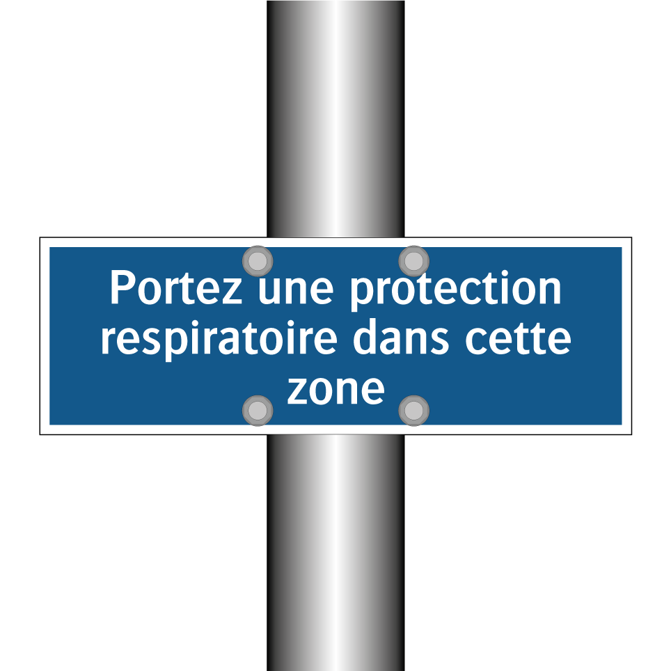 Portez une protection respiratoire dans cette zone