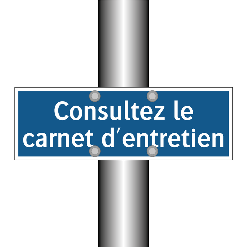 Consultez le carnet d'entretien