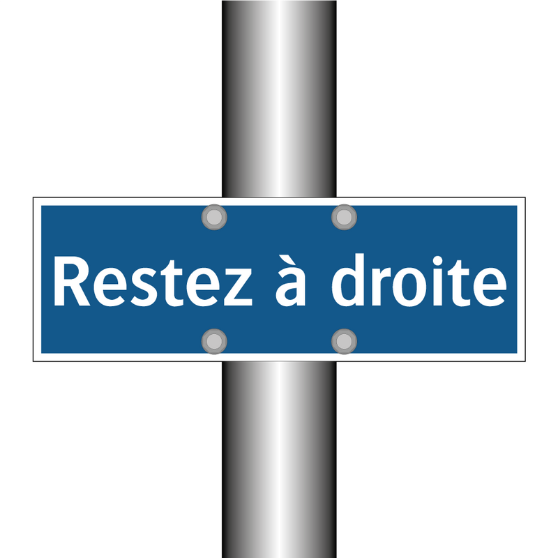 Restez à droite