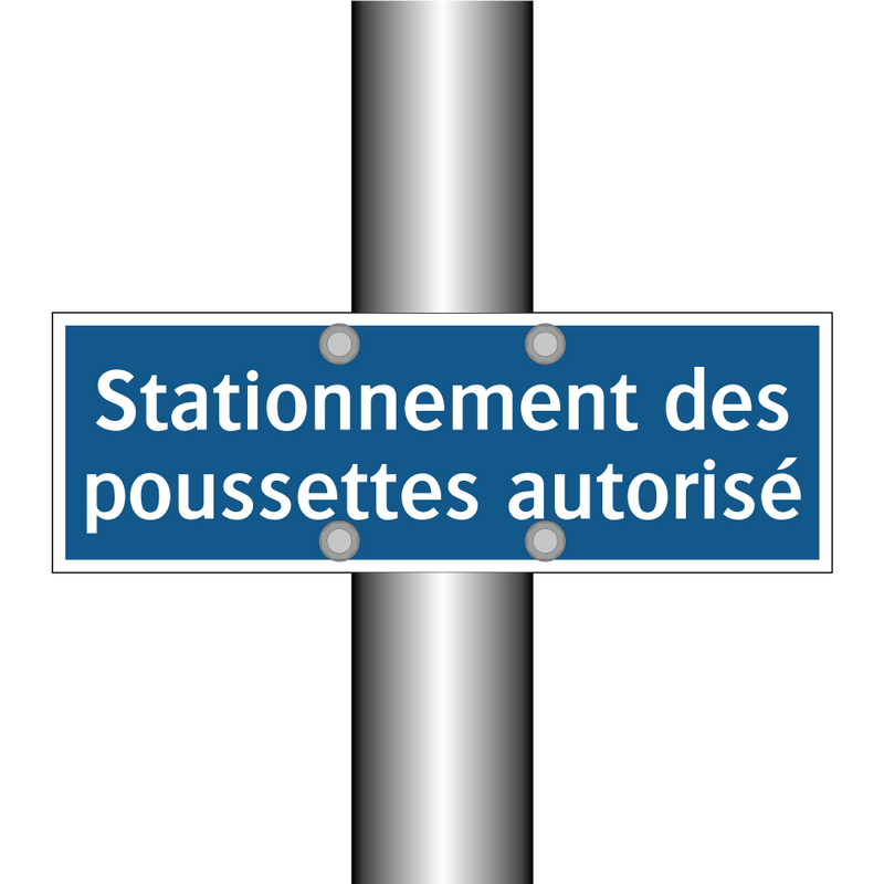 Stationnement des poussettes autorisé