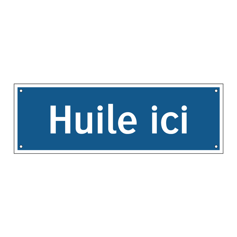 Huile ici