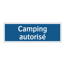 Camping autorisé