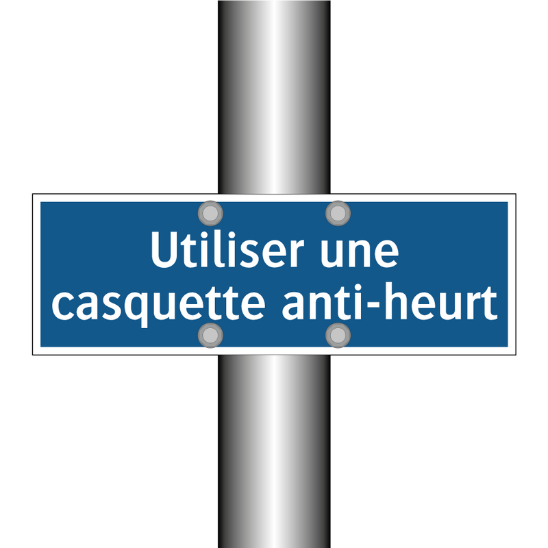Utiliser une casquette anti-heurt