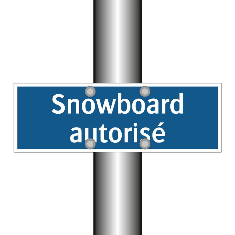 Snowboard autorisé