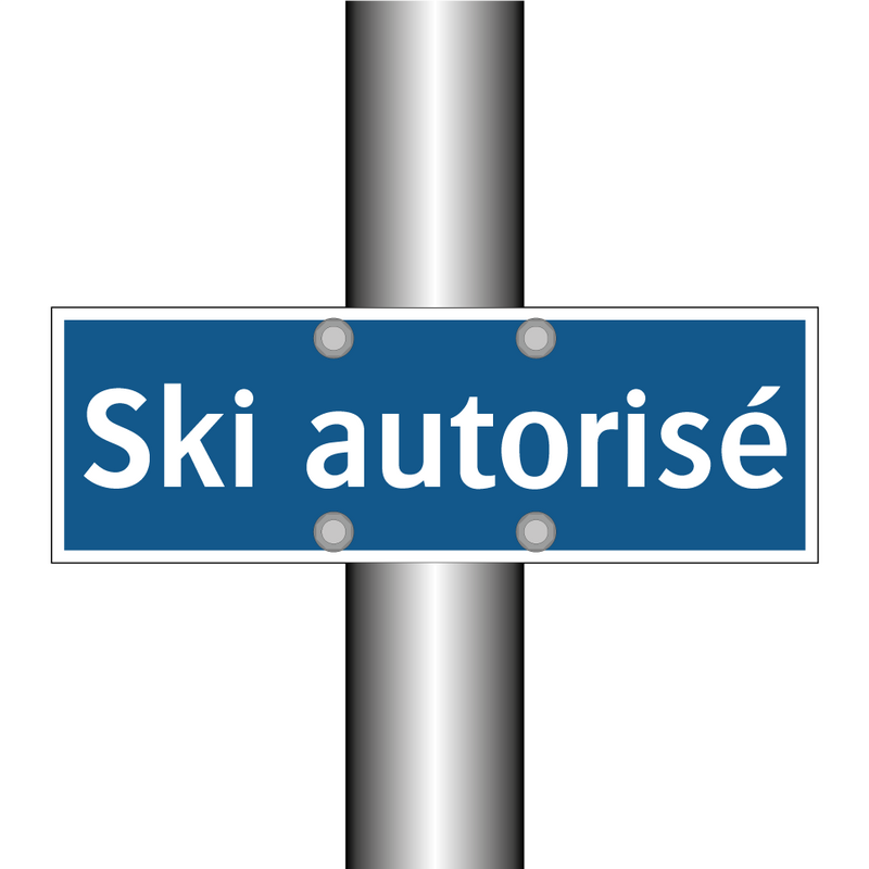 Ski autorisé
