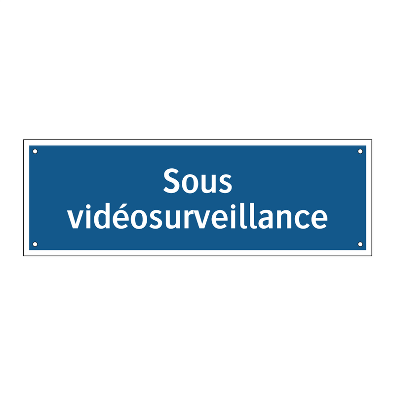 Sous vidéosurveillance