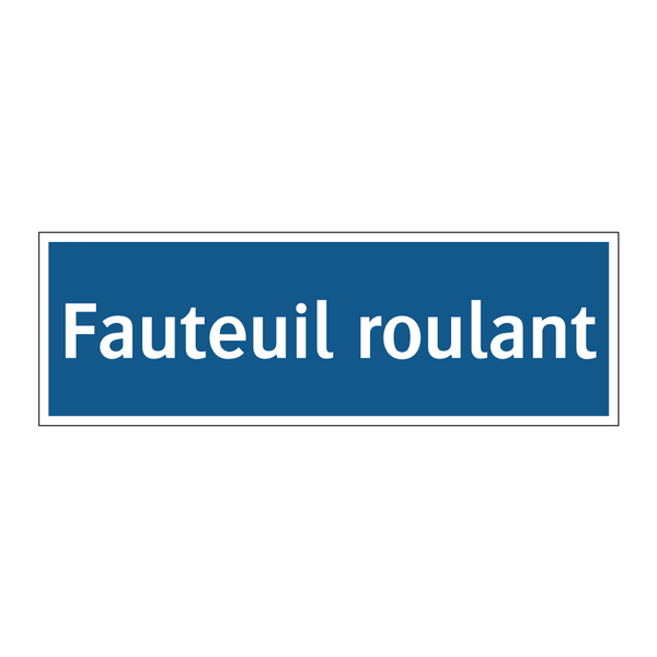 Fauteuil roulant