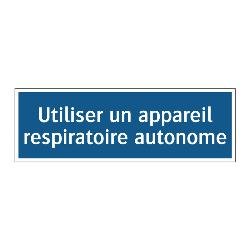 Utiliser un appareil respiratoire autonome