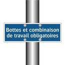 Bottes et combinaison de travail obligatoires