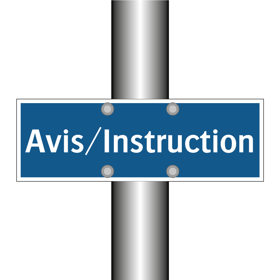 Avis/Instruction