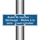Avant de toucher : - Décharger - Mettre à la terre - Court-circuiter