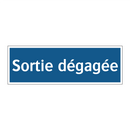 Sortie dégagée