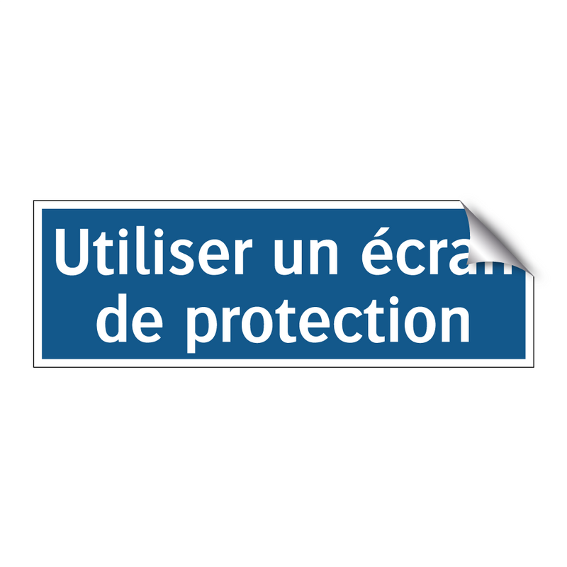 Utiliser un écran de protection
