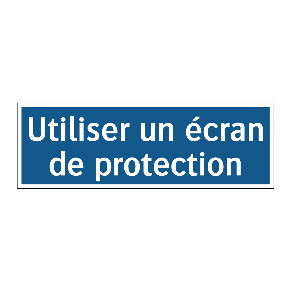 Utiliser un écran de protection