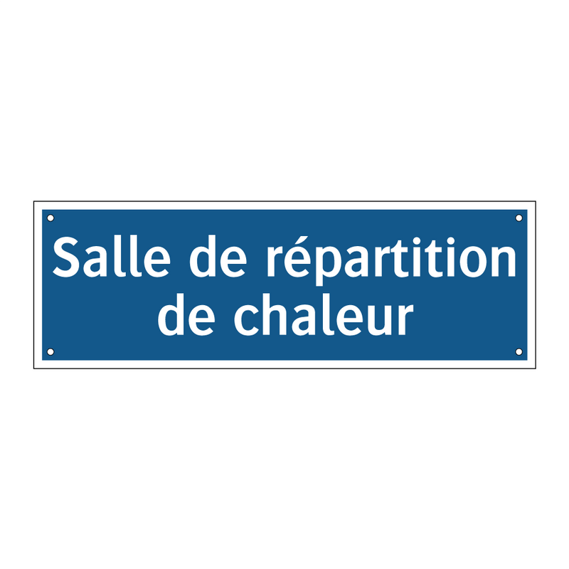 Salle de répartition de chaleur