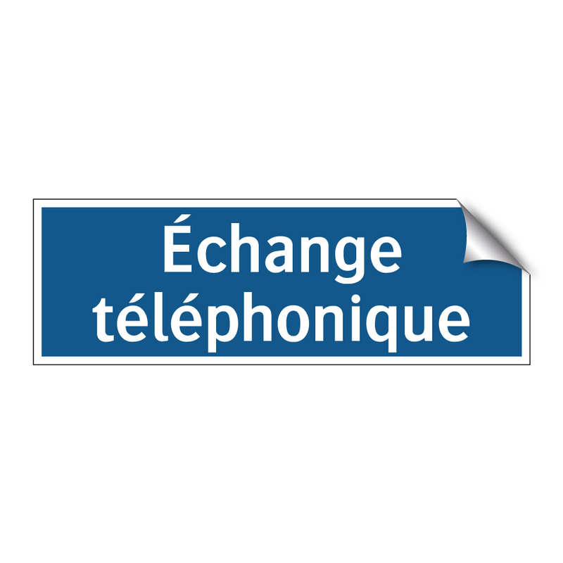 Échange téléphonique