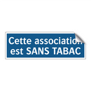 Cette association est SANS TABAC