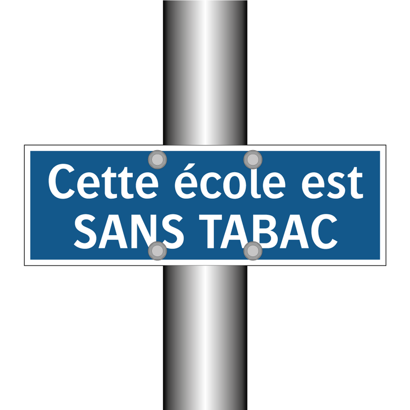 Cette école est SANS TABAC