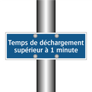 Temps de déchargement supérieur à 1 minute