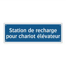 Station de recharge pour chariot élévateur