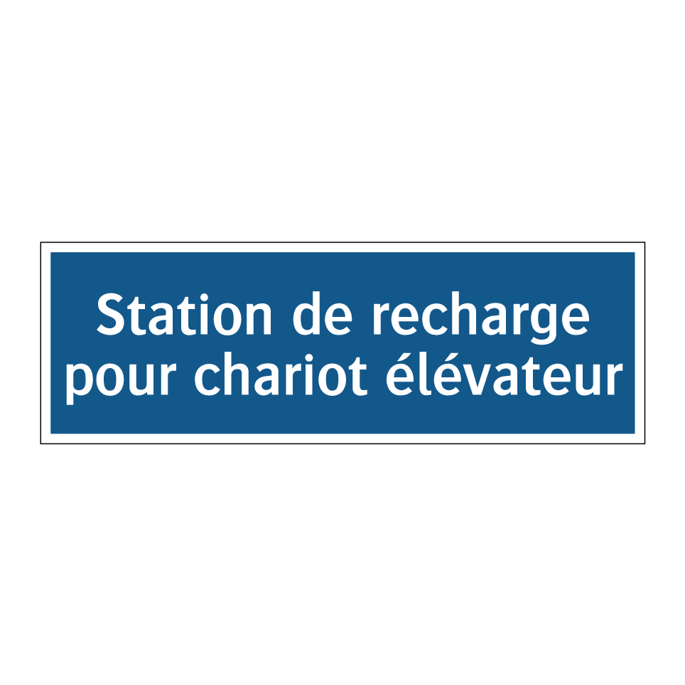Station de recharge pour chariot élévateur