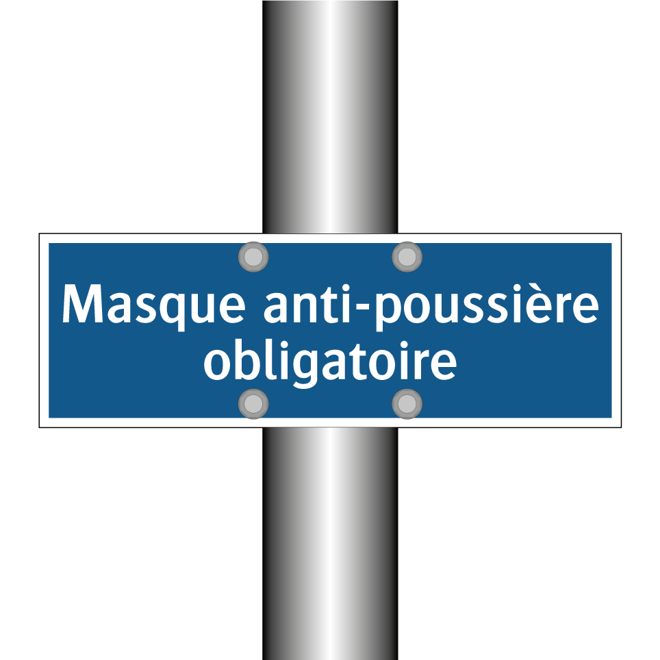 Masque anti-poussière obligatoire
